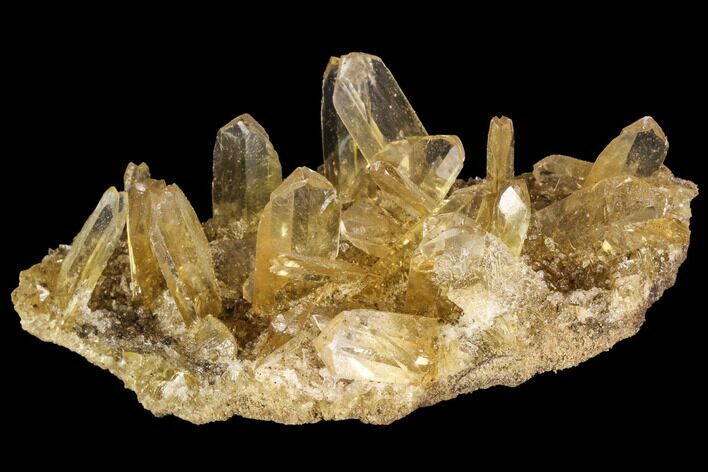 Selenite Crystal Cluster (Fluorescent) - Peru #94623